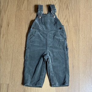 Bonpoint Kids Corduroy Overalls in Gray Size 12